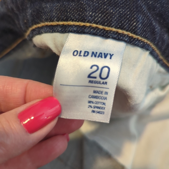 Old Navy Jeans The Dreamer Cotton Spandex Straight Leg Women's Plus Size 20 - Picture 3 of 7